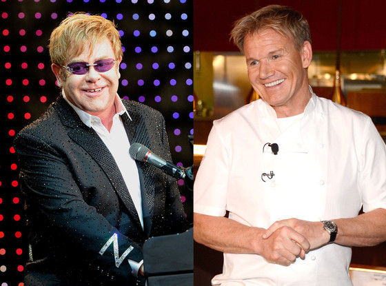 Gordon Ramsey, Elton John Gordon Ramsey, Elton John